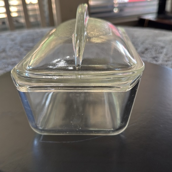 Vintage Westinghouse Pyrex Clear Refrigerator Loaf Pan Domed Lid Made In USA - Picture 3 of 11